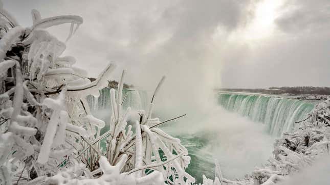 Niagara Falls in winter 