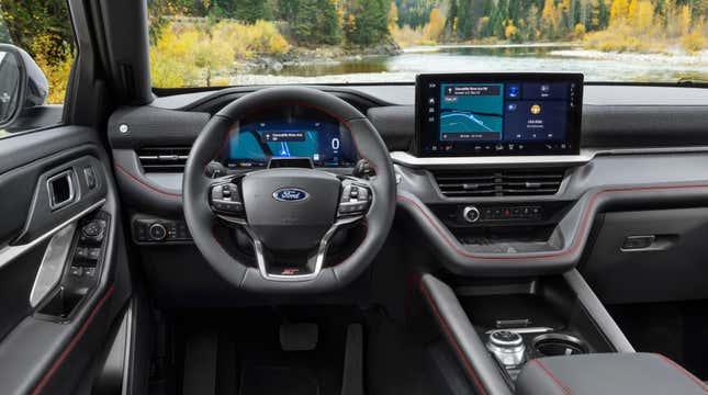 Image for article titled 2025 Ford Explorer Comes With What Every Car Needs--Its Own Gaming System