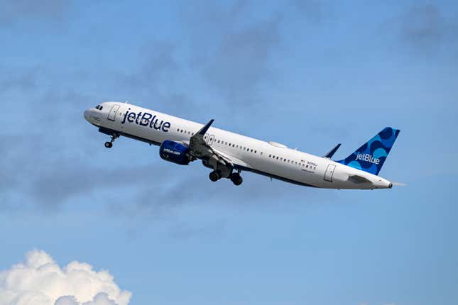 Un avion de JetBlue Airways