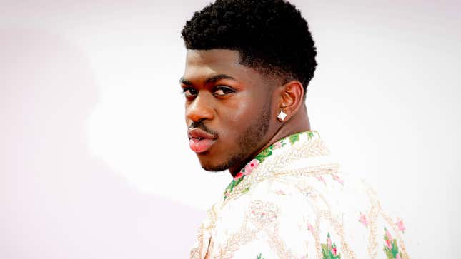 Image for article titled Following the Satan Shoes Controversy, Lil Nas X Calls Out the Hypocrisy in Another Blood-Filled Drop