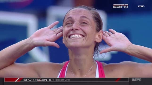 Roberta Vinci's Post-Match Interview Is An All-Time Great