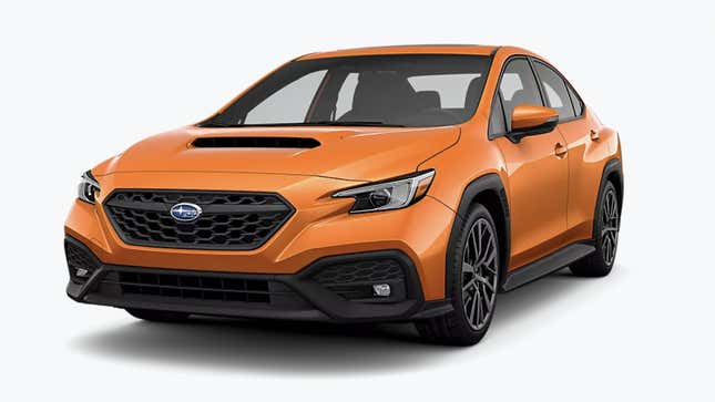 2022 Subaru WRX in Solar Orange Pearl