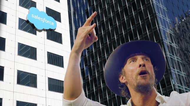 Image for article titled Matthew McConaughey is still Salesforce&#39;s AI cowboy