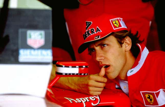 Luca Badoer during the 1998 French Grand Prix