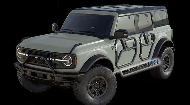 Image for article titled Hacked URL Codes Reveal The 2021 Ford Bronco&#39;s Optional Tube Doors