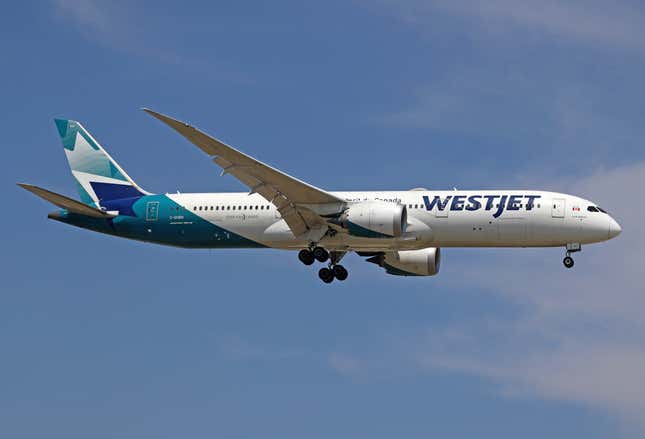 Ein WestJet-Flugzeug