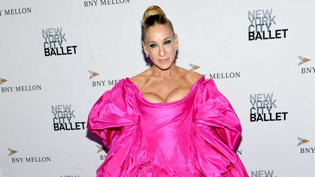 Please Paint Me Like Sarah Jessica Parker in This Sexy Milkmaid Dress