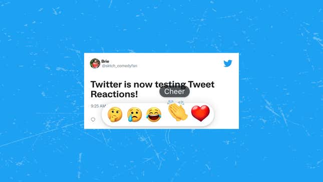 Image for article titled Twitter’s New Reactions Are Too Friendly for Twitter
