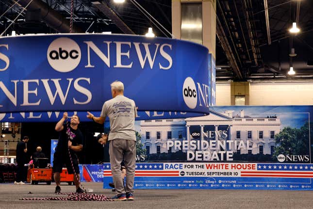 Democratic presidential nominee, U.S. Vice President Kamala Harris and Republican presidential nominee, former President Donald Trump will face off in their first debate Tuesday evening at The National Constitution Center. 