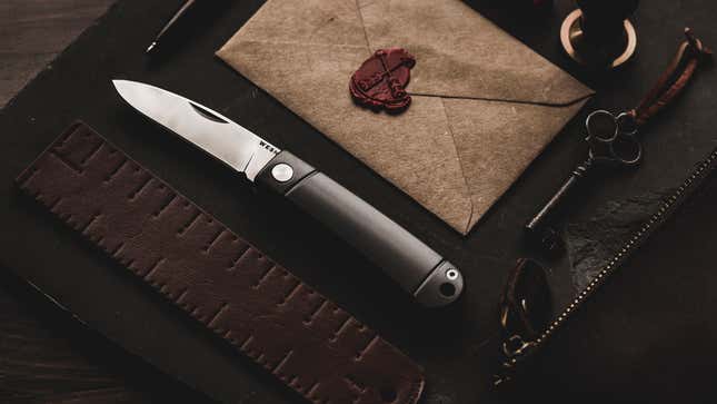 The WESN Henry Titanium Slip-Joint Pocket Knife