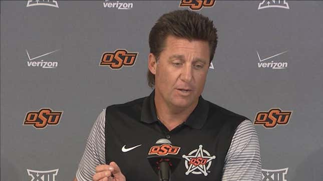 Mike Gundy Says Those Doggone Cell Phones Have Increased Parity In College Football