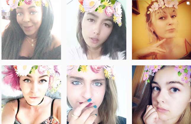 Flower crowns on Instagram
