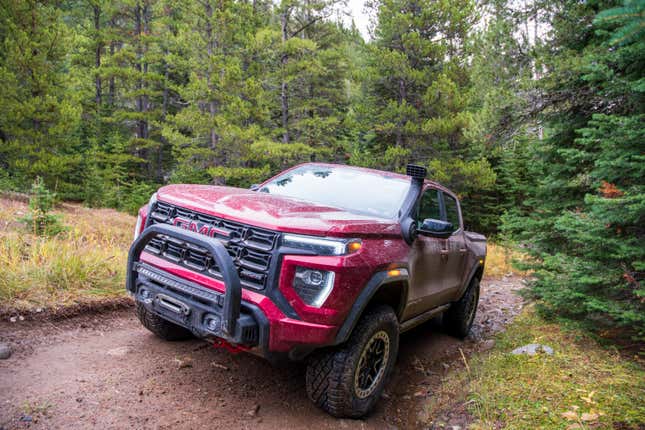 Image for article titled 2024 GMC Canyon AT4X AEV: A Compromise For The Sake Of Capability