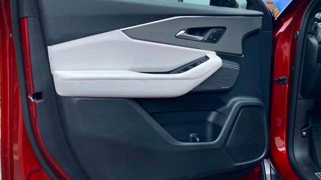 A shot of the door card of the driver's door in the ZDX