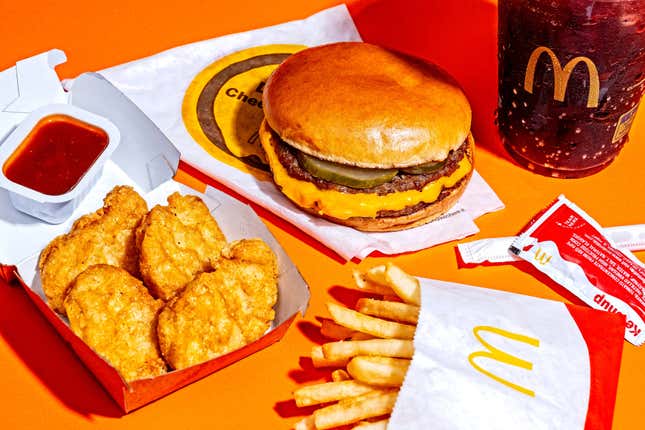 Offre McDouble Meal de McDonald’s. 