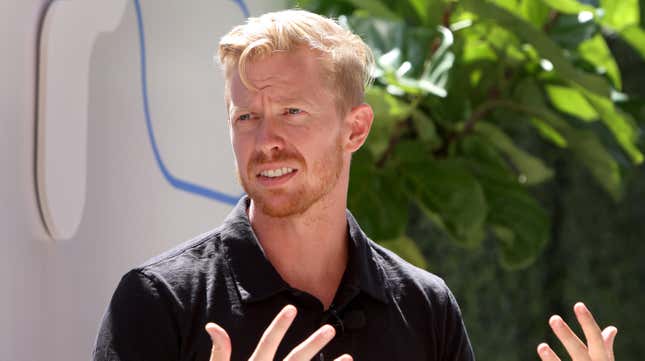 Steve Huffman on stage at a past AfroTech Executive luncheon.