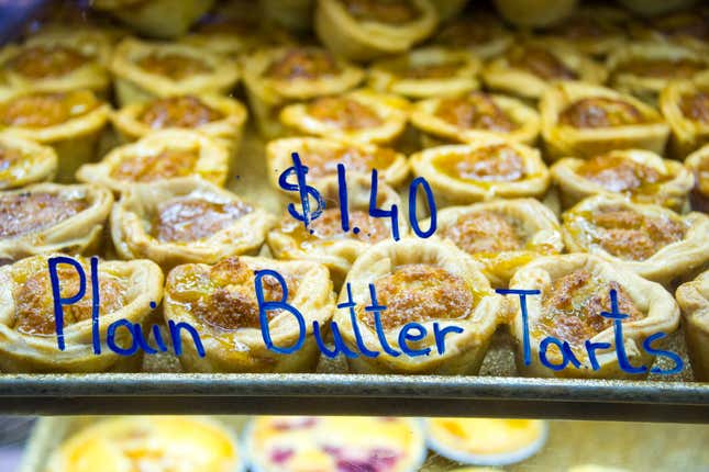 Butter Tarts, considered one of Canada’s most popular desserts. 