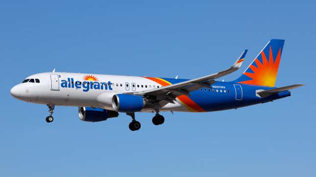 Un avión Allegiant