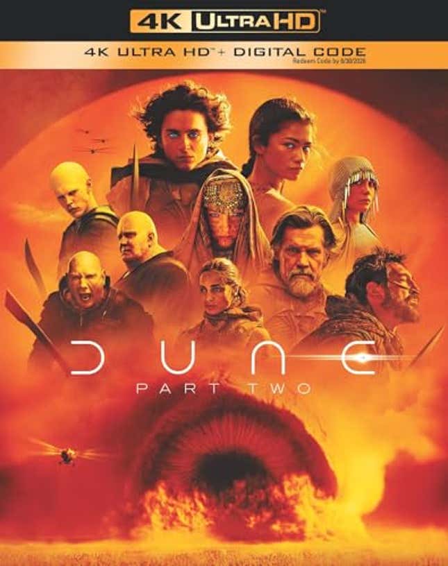 Image for article titled Dune: Part Two (4K Ultra HD + Digital) [4K UHD], Now 41% Off