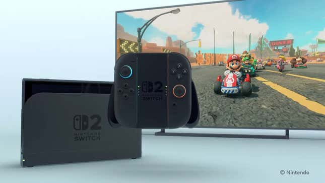 A screenshot shows off the new Nintendo Switch 2.