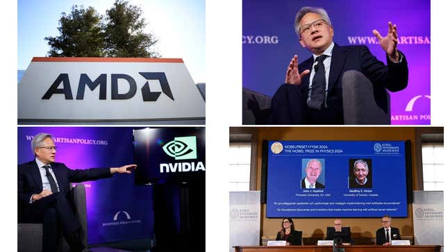 Image for article titled Nvidia&#39;s stock surge, Uber picks up ChatGPT, and AMD&#39;s new chips: AI news roundup