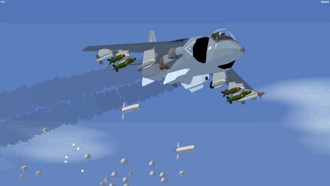 Tiny Combat Arena is bringing back an old-school 90s flight sim aesthetic