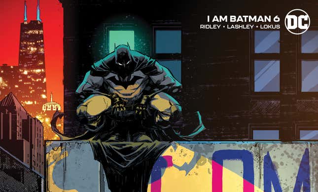 Image for article titled John Ridley Discusses I Am Batman’s Black Caped Crusader