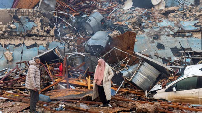 More devastation and rubble within weeks.