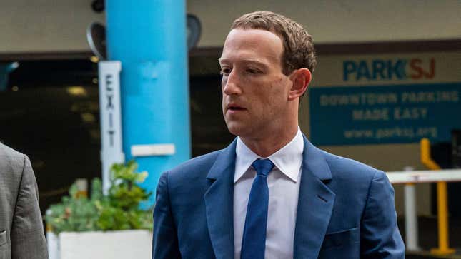 Meta Platforms Inc.'in icra kurulu başkanı Mark Zuckerberg, 20 Aralık 2022 Salı günü ABD'nin Kaliforniya eyaletindeki San Jose kentindeki federal mahkemeye geldi.