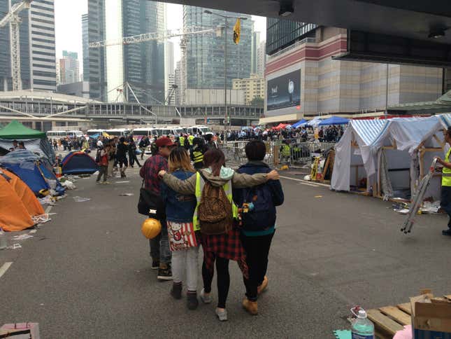 Image for article titled The Umbrella Movement makes a last-ditch stand—and prepares to regroup