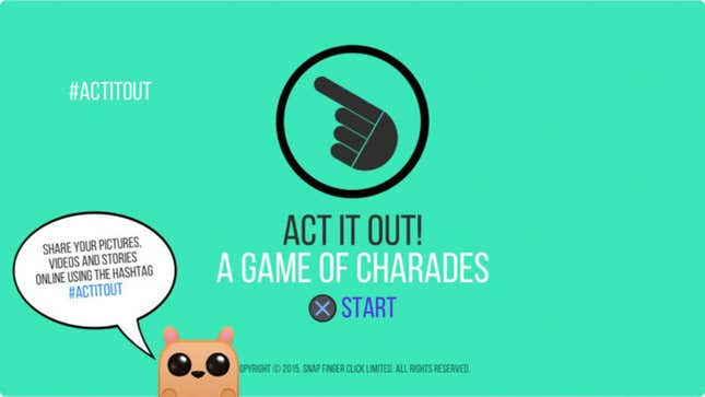 Act It Out! A Game of Charades Screenshots and Videos - Kotaku