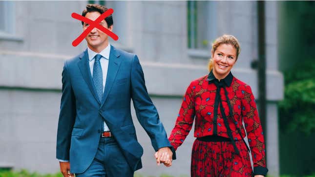 Justin Trudeau and Sophie Gregoire Trudeau in Ottawa, Ontario, Canada, in September 2019.