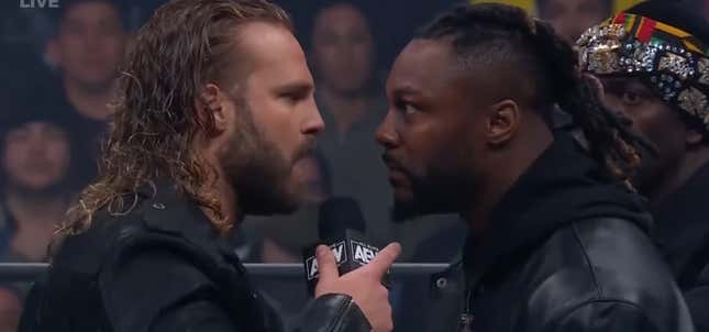 Image for article titled AEW can now be built around Swerve Strickland and Adam Page