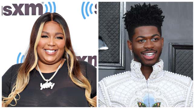 Lizzo, left; Lil Nas X