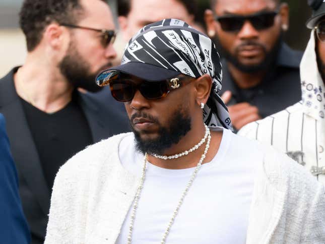 Kendrick Lamar attends the Chanel Haute Couture Fall/Winter 2023/2024 show as part of Paris Fashion Week on July 04, 2023 in Paris, France.