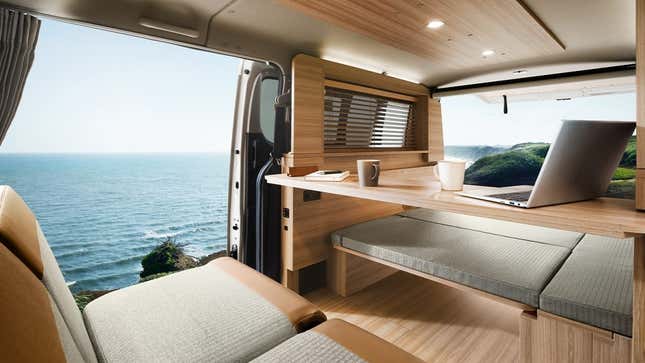 Image for article titled The Nissan Caravan MyRoom Is A Factory VanLife Build That&#39;s Nicer Than My Apartment