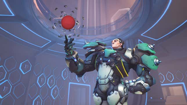 Image for article titled New Overwatch Custom Mode Turns Sigma Into A Dodgeball Player