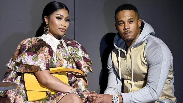 Image for article titled Nicki Minaj's Vaxx Flap Is Distracting You From Her Husband's Legal Issues
