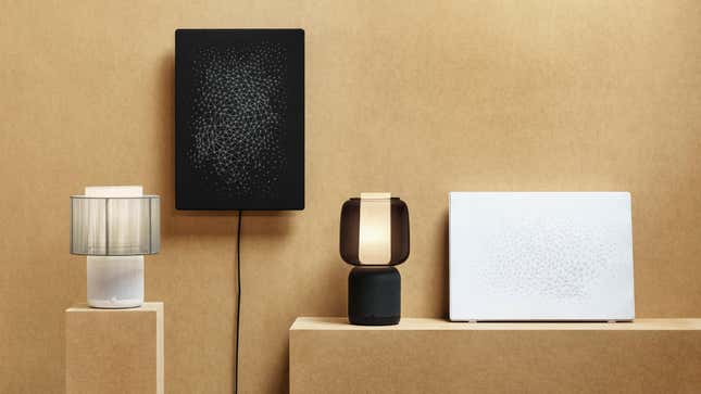 Image for article titled Ikea and Sonos Are Back With a Less Ugly Lamp Speaker