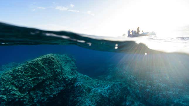 The Keith Reef lurking under the Mediterranean Sea's surface.