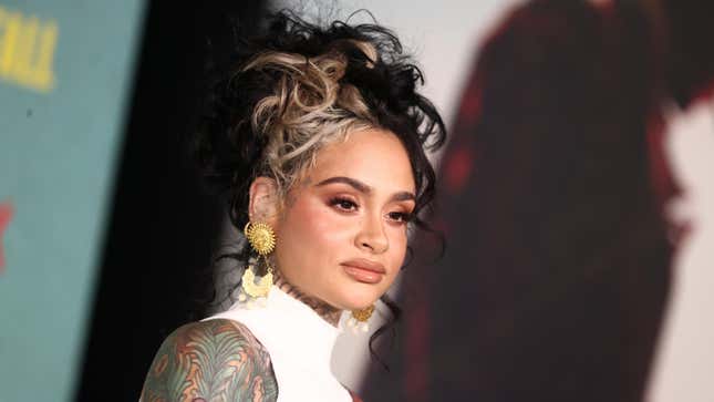 Kehlani attends the Los Angeles premiere of “The Harder They Fall” at Shrine Auditorium and Expo Hall on October 13, 2021 in Los Angeles, California.