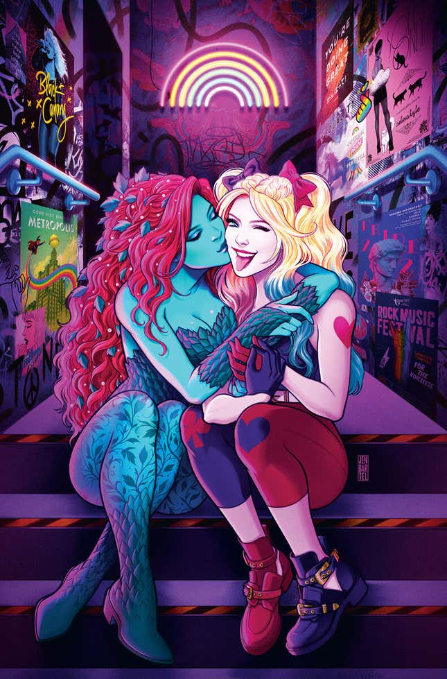 An adorable DC Pride 2022 variant cover by Jen Bartel.