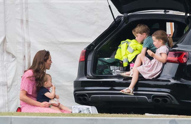 Image for article titled William and Harry and Their Families Went to a Polo Match and Conspicuously Got Along