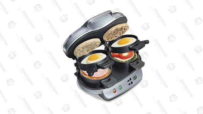 Hamilton Beach Dual Breakfast Sandwich Maker with Timer | $30 | Amazon