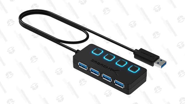 Sabrent 4-Port USB 3.0 Hub | $16 | Amazon