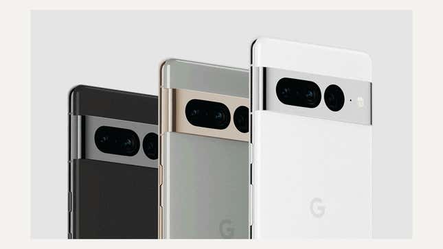 A render of the new Pixel 7s