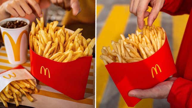 Image de l'article intitulé Je suis triste de ne jamais pouvoir commander les méga frites
