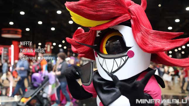A photograph of a cosplayer at C2E2 2025