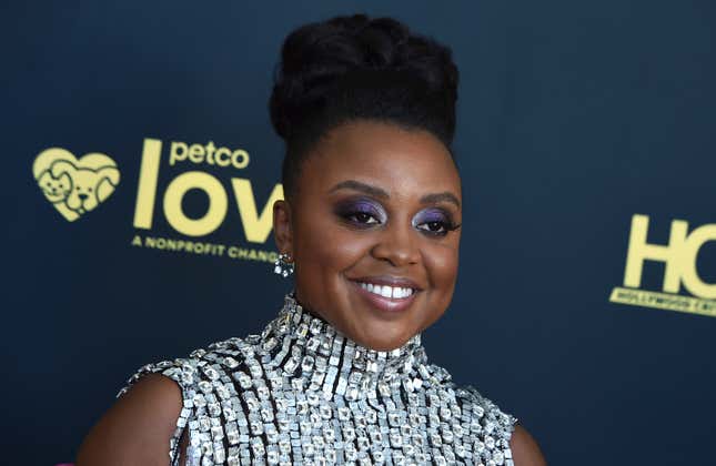 Quinta Brunson arrives at the 2nd annual Hollywood Critics Association TV Awards on Saturday, Aug. 13, 2022, at the Beverly Hilton hotel in Beverly Hills, Calif.