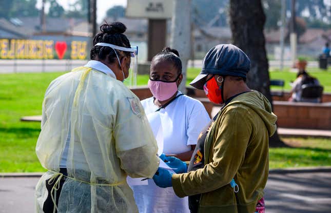 Image for article titled Counties With High Proportion of Black People Made Up More Than Half of All Coronavirus Cases and Deaths, Study Finds